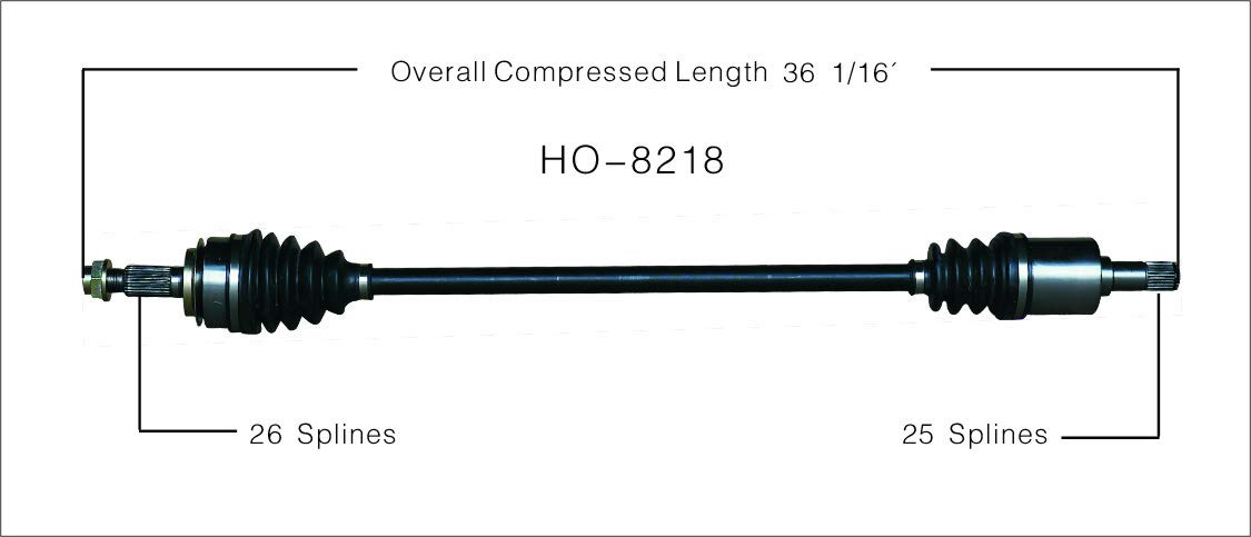 Amazon.com: SurTrack HO-8218 CV Axle Shaft : Automotive